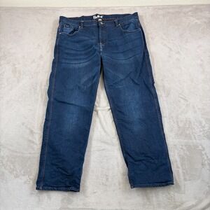 Bull-It‎ Black Motorcycle Jeans Men 38x29 Blue Straight Leg Covec Lining Ride